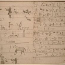 Pictorial representation of Treaty 4 by Chief Paskwa (died in 1889) 